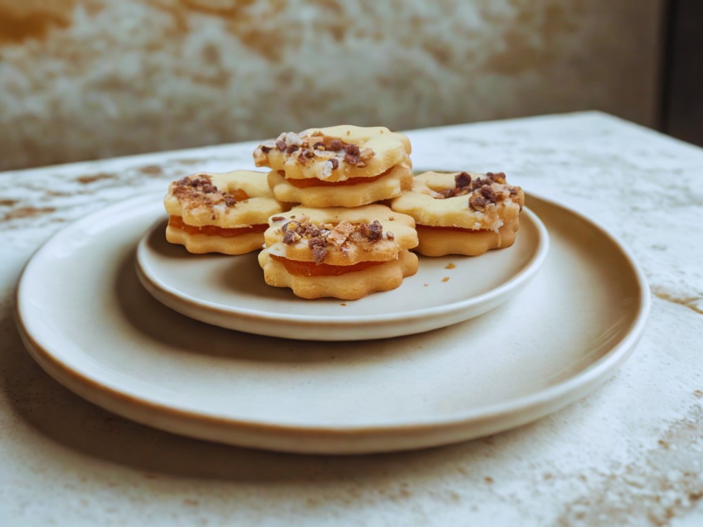 Rozetka z marmoladą pomarańczową